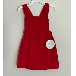 Zuccini Kids Arlet Red Jumper Dress NWT size 4T
